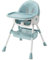 Chaise Haute Bébé 3 en 1, Chaise Haute Réglable et Convertible pour Bébés et Tout-petits, Compacte/Légère/Portable/Facile à Nettoyer-Quatre en un – Vert