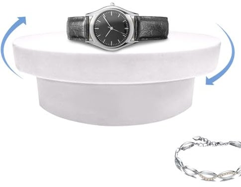 Motorized Turntable Display Stand - Product Display Stand | Rotating For Photography | Turntable Motorized Stand | 360 Rotating | Jewelry Stand For Photography, Videos