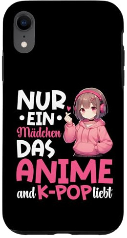 Nur EIN Mädchen Das Anime Und K Pop Liebt Korea Musik Kawaii Hülle für iPhone XR