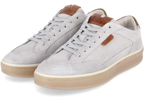 BULLBOXER 7NU0330101 1100 Herren Sneaker Low Leder in Weiss - Gr. 41