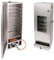 Smoki Fumoir de 120 x 39 x 33 cm en acier inoxydable V2 A avec disque