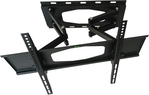 NEMAXX® MK05 TV-Wandhalterung für LCD-, LED- und Plasma-TVs und Monitore, neigbar, universell für viele Hersteller, max. VESA 700 × 400, 32 – 70 Zoll – Schwarz