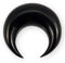 Fly Style Septum Ohr Expander Dehnsichel Piercing aus Büffelhorn - Handarbeit Dehnspirale Dehnungsschnecke, Grösse:6 mm