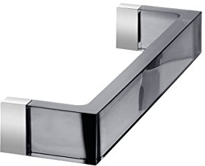 Kartell Rail Handtuchhalter, Plastik, rauch bagno, 30 x 4 cm