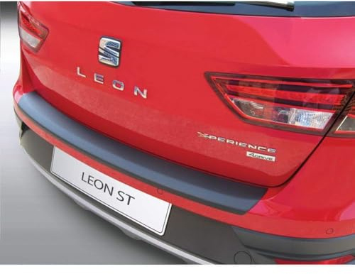 RGM ABS Heckstoßstangenschutz passgenau | kompatibel mit Seat Leon (5F) ST S/SE/FR/X-Perience/Cupra 2013-2016 Schwarz