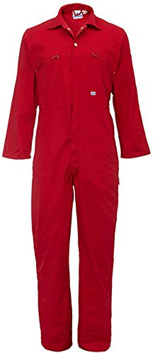 Army And Workwear Women's Boiler Suit/Coveralls, Size: UK 10 (34 Chest), Color: Red, Item Type: Coverall