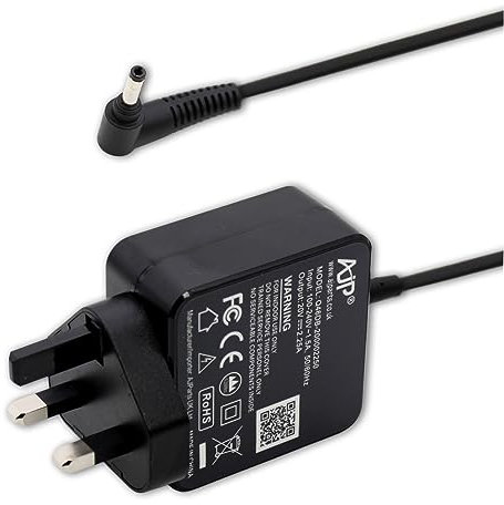 AJP 20V 2.25A 45W Ac Adapter UK Plug Charger Replacement for Lenovo ADP-45DW, PA-1450-55LK, PA-1450-55LN, PA-1450-55LR Laptop Power Supply Unit with 4.0mm x 1.7mm Pin Size