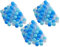 KNORRTOYS.COM 56773 ca. Ø6 cm-300 Balls/Soft Blue/transparent Bälleset, bunt, 6 cm
