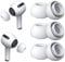 [3 paia] Gommini per AirPods Pro e AirPods Pro 2 con Foro per la Riduzione del Rumore, Auricolari in Silicone per Airpods Pro con Custodia Portatile (Grande)