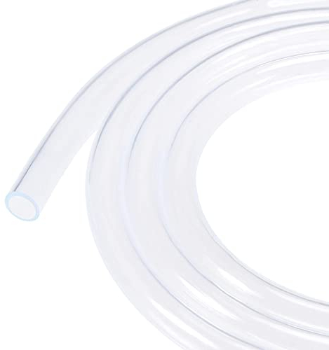 sourcing map Tuyau Transparent PVC Tube Plastique Vinyle 12mm ID 14mm OD 1 Mètre Tuyau Souple Durite Flexible pour Tube d'Eau, Conduite d'Air