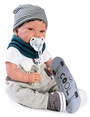 Antonio Juan Puppen Neugeborenes PIPO Skater