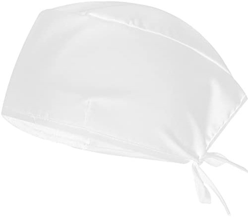 B-well Op Haube Stoff OP Hauben Stoff Krankenschwester Zubehör für Ärzten, Krankenschwestern, Zahnärzten, Pharmazeuten, Tierärzten, Medizinischem Personal (Weiss)