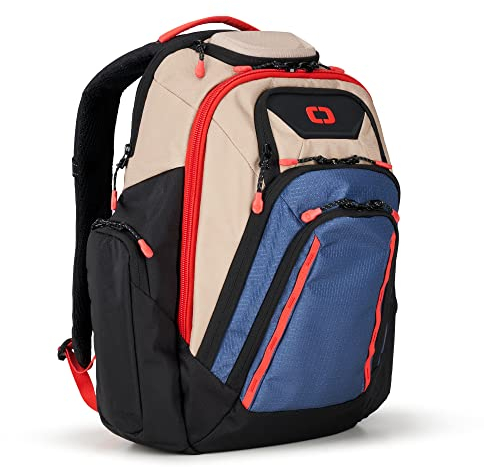 Ogio Gambit Pro Rucksack, hellbraun/blau/rot, 25 Liter, Hellbraun/Blau/Rot, 25 Liter, Gambit Pro Rucksack