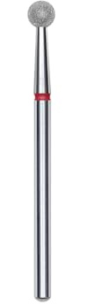 STALEKS PRO - Diamond bit - ball (red ring) I set for nail milling machines I Manicure and pedicure bits I Grinding kit for electric grinding devices I DRILL Bit