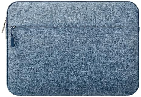 jooeer Laptop Sleeve Case Compatible with 16 Inch MacBook Pro M2 M1 A2780 A2485 A2141 2023-2019, Slim Shockproof Padded Cover Bag with Pocket for Women Men, Blue