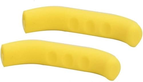 Enyolidimk Silikon-Bremshebelhülse für Roller, Mountainbike, Rennrad, Gelb, 2 Stück