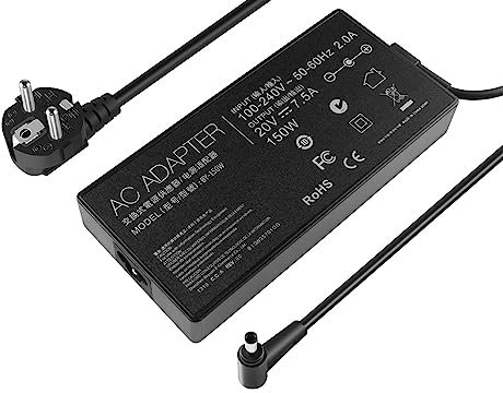 150W 20V 7.5A Caricabatterie laptop per ASUS ROG G531GT-BI7N6 ADP-150CH B ADP-150CH BB A18-150P1A 0A001-00081500 Asus TUF Gaming A15 A17 F15 F17