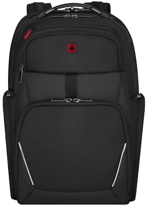 Wenger Meteor 653188, 17 Inch Laptop Backpack, 30 Litre, Black 23 x 35 x 49 cm