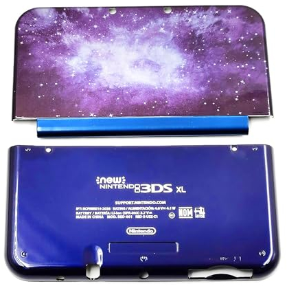 DIY for New3DSXL - Custodia extra per console portatile, motivo cielo stellato, set da 2 pezzi, per console portatile 3DS New3DS XL LL 3DSXL New3DSLL, piastre di copertura esterne superiore/inferiore