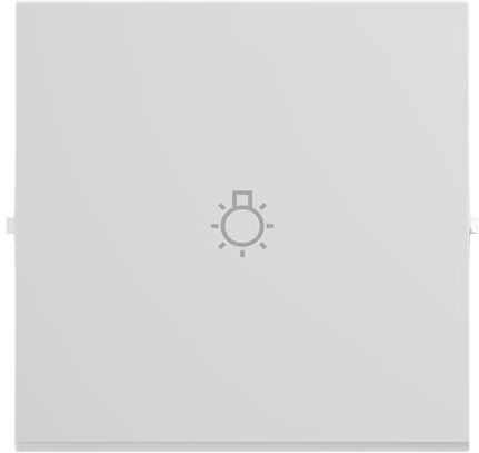 LEGRAND, SEANO Wippe mit Lichtsymbol für Wechselschalter, Taster und Kreuzschalter, Schalterabdeckung, Wippenplatte, Farbe: Anthrazit lackiert, 765113