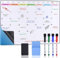 60×40cm Whiteboard Monatsplaner/Wochenplaner Abwischbar Selbstklebend Familienplaner, Planungstafel, Monatskalender, Memoboard (Wochenplaner/Monatsplaner 60x40cm)