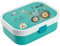 wolga-kreativ Kinder Mepal Campus Kinder Brotdose mit Namen Bauernhof Trekker für Mädchen Lunchbox mit Fächern und Unterteilung als Geschenk zur Einschulung, Schule, Kindergarten