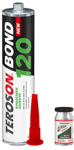 Pack Teroson colle à pare-brise BOND 120 + primer 10 ml