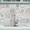 AREDE 32 Pz Adesivi per Piastrelle Bagno e Cucina 15 x 15 cm Autoadesivo Decorazione Adesivo murale in PVC Impermeabile Adesivi Parete mattonelle mosaico stile / T1063