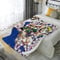 MATRIXX Jo-Jo's Bizar-re Adventu-re Sofadecke, Pflegeleicht Warm Decke, Couchdecke Für Kin-der Erwachsene, Sofadecke(Multi 5,130x150cm)