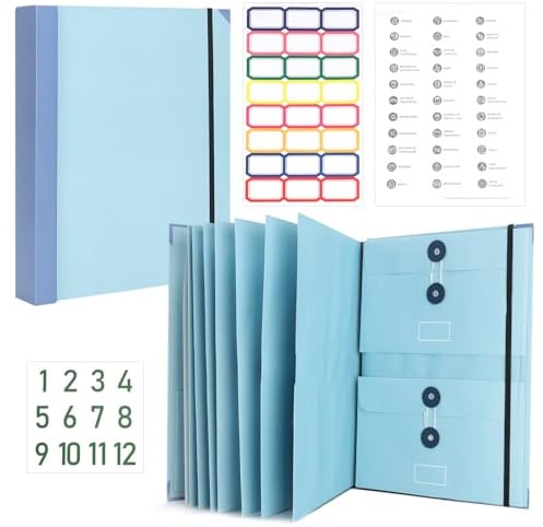 Organiseur de documents avec inscription « If I Die Binder » - Classeur d'urgence pour la vie - Dossier extensible pour conserver des certificats, des lettres, des passeports, des documents importants