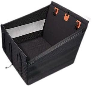 Tier-Herzen - Hunde Hartboden-Autositzerweiterung Einzelsitz (56x56x40CM,Schwarz)