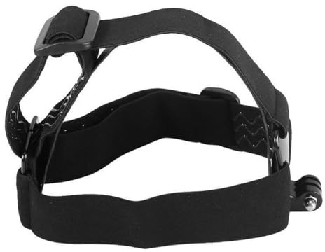 Nicear 2 Pcs Adjustable Sports Camera Headband Elastic Mount Strap for Action Cam Hands Free Wearable Holder