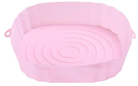 Silicone Air Fryer Mould, Air Frieder Accessories, Moulds for Air Fryer Reusable Flat Airfryer Accessory for Hot Air Fryer, Microwave (C)