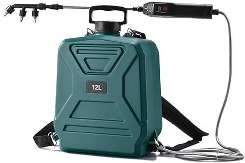 Irroratore a Batteria Nebulizzatore Elettrico 12L Pompa Irrigazione a Batteria a 2 Velocità Regolabile Pompa a Zaino per Giardino Piante