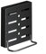 Space Saving Cutlery Rack Wall Mounted Utensil Organizer for Small Kitchens and Dorms (Black A)