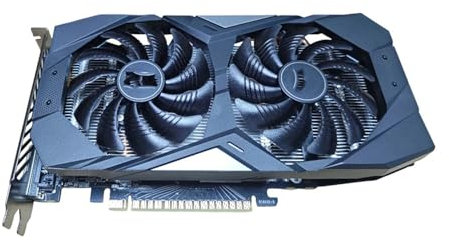QWEOWW Carte Graphique Fit for GIGABYTE GeForce GTX 1650 4 Go GDDR5 PCIe GV-N165SWF2OC-4GD, Double Ventilateur, Prise en Charge HDMI/DP 4K, Profil Bas for Les Jeux