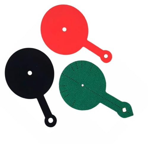 Uqezagpa Billard-Ersatz-Zieltrainer, Pooltisch, Zieltrainer, Pad, Billard, Zielübung, Aufkleber, Training, 3 Stück