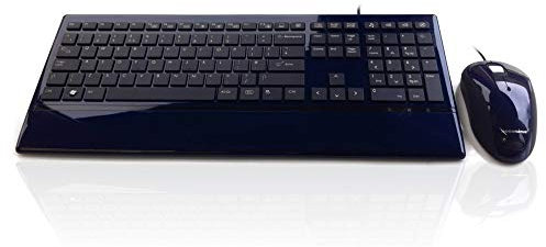 Accuratus Image Set - USB Full Size Slim Keyboard and Mouse with Gloss Finish