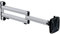 Novus Dahle 965+0119+003 Monitorhalterung, Metall, Silber, 82,6 x 20,1 x 3 cm