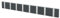 LoCa Garderobe Knax 8 anthrazit (Haken klappbar Alu) Garderoben-Leiste Kleiderhaken Flur modern Garderobenpaneel