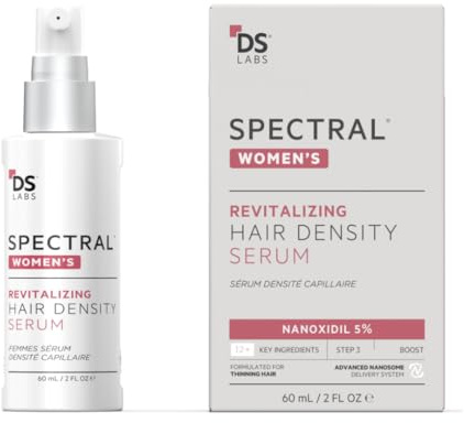 Spectral.CSF Leave In Serum to Support Hair Growth in Women by DS Laboratories – For Thinning Hair in Women, Experience Thicker, Fuller Hair (2 fl oz)