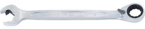 KS TOOLS 503.5916 - Clé mixte à cliquet DUO - Gamme GEARplus® - 16 mm - En chrome Vanadium - Finition Satinée