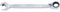 KS TOOLS 503.5916 - Clé mixte à cliquet DUO - Gamme GEARplus® - 16 mm - En chrome Vanadium - Finition Satinée