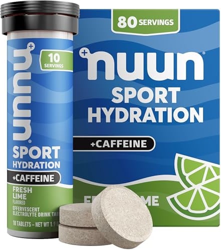 Nuun, Electrolyte Drink Tabs Energy Fresh Lime, 8 Count, 1.9 Ounce
