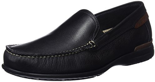 Fluchos Orion Mocasines, Hombre, Negro (Negro 000), 42 EU (8.5 UK)