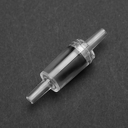 10 Stücke Aquarium Luftpumpe Ventile Aquarium Rückschlagventil Aquarium Air Pumpe Fluss Ventile Einweg Rückschlagventil aus Kunststoff für Aquarium Luft pumpen (Schwarz)