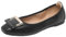 ANUFER Women's Soft Ballet Flats Square Toe Slip-On Walking Shoes Black DX2830 UK6.5