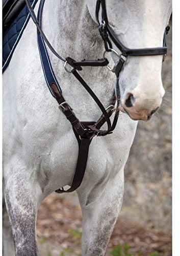 RAMBO Micklem Breastplate Leather - Brown: Full