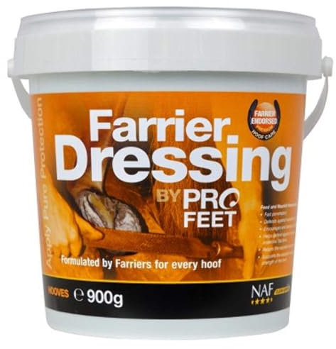 NAF Profeet Farrier Hoof Dressing 900g – Daily Nourishment for Hoof Health – Supports Moisture Balance, Strength & Shine – Ideal for All-Weather Hoof Maintenance