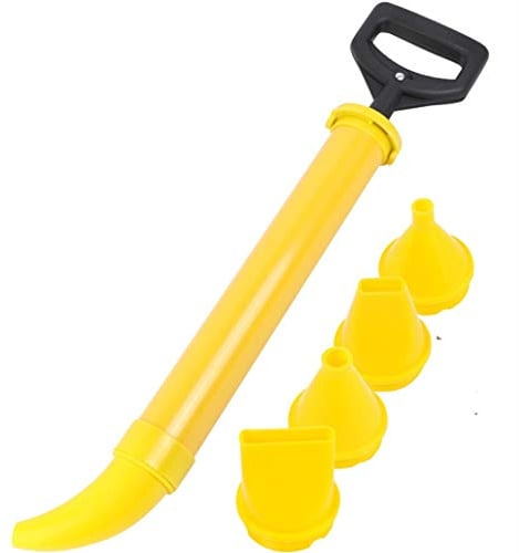 Aiitllyna Pistola de calafateo de cemento, herramientas de llenado de lechada, pulverizador de mortero multifunción, de acero inoxidable ABS, bomba de cemento con 5 boquillas